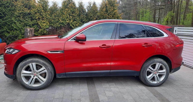 Jaguar F-Pace cena 118000 przebieg: 123000, rok produkcji 2018 z Łódź małe 37